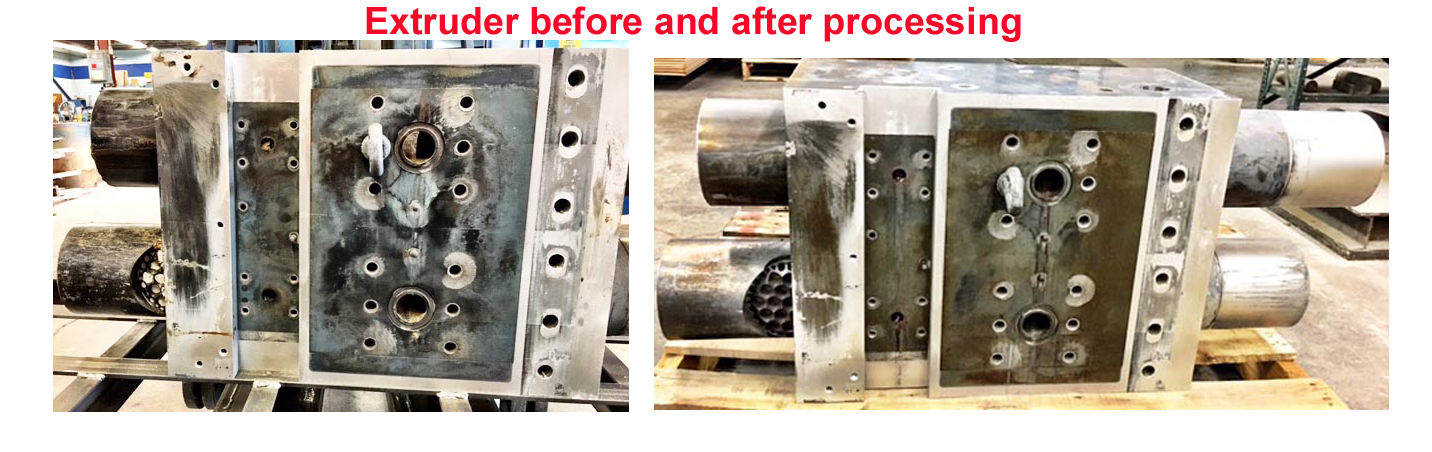 Extruder Before and After processing