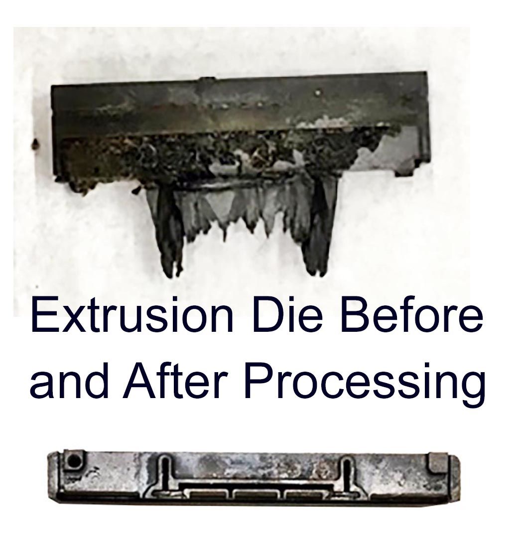 Extrusion Die Before and After
