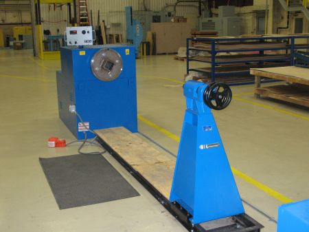 HD 20 Coil Winder and Model 66 Tailstock