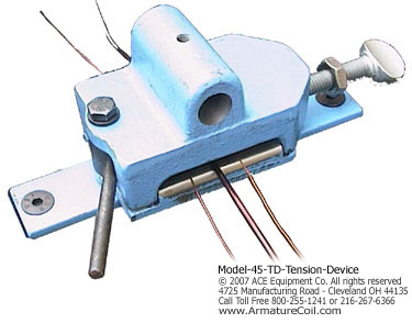 tention device and reel rack