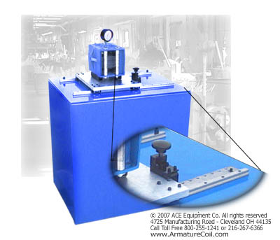 pneumatic tention with manual traversing
