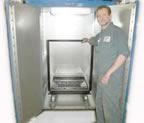 Inside look of Industrial Curing Oven 