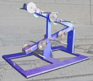 Model 438 1b Eight Reel Dereeling and Tension Stand