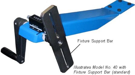 Model 40 with Fixture Support Bar