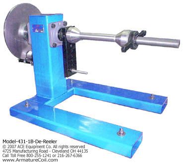 Model 431 1b De-Reeling Stand