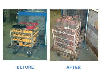 Rubber Metal Parts Cleaning